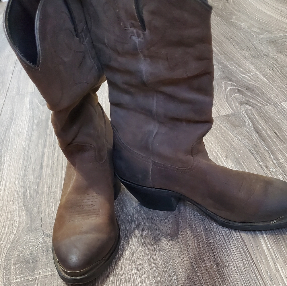 Durango Cowboy boots 7.5 / Leather boots / brown